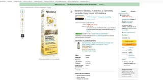 keranove Champú Aclarante a la Camomila Floral 250ml por 4,99€