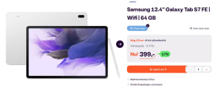Samsung Galaxy Tab S7 FE - Wifi - 12.4 inch - 64GB - Mystic Silver voor €399 bij Ibood