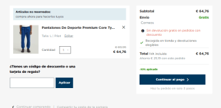 20% en jeans y pantalones G-Star + 10% EXTRA en tus compras