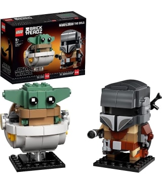 LEGO 75317 Star Wars BrickHeadz El Mandaloriano y el Niño, Baby Yoda por 10,95€.