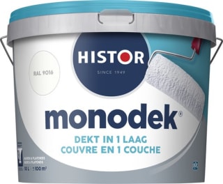 [Prijsfout?] Histor Monodek Muurverf mat RAL9016 voor €3,08