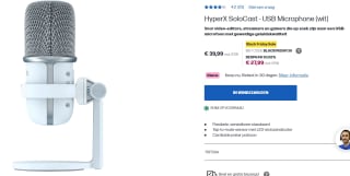 HyperX SoloCast USB-microfoon voor €27,99 met de HP Store code