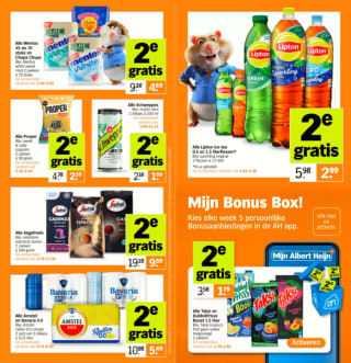 Albert Heijn Hamsterweken veel producten de 2e gratis