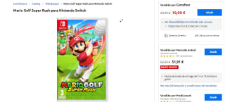 Videojuego Mario Golf Super Rush Nintendo por 19,90€