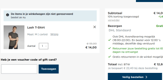 G-Star Lash Heren T-Shirt voor €12,60 dmv code bij G-Star