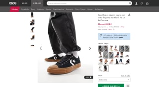 Zapatillas de deporte negras Star Player 76 Ox Converse por 33,75€