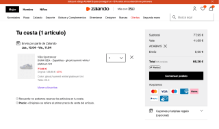 Zapatillas Nike Dunk Low Sea Mujer por solo 66,26€