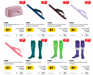 Decuentazos hasta 90% en ropa deportiva Puma