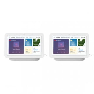 2-pack Google Nest Hub 2 Zwart voor €99,95 dmv code bij tink