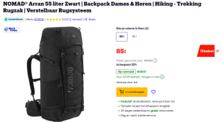 NOMAD Arran 55 L trekking rugzak voor €79,50 bij DGM Outlet
