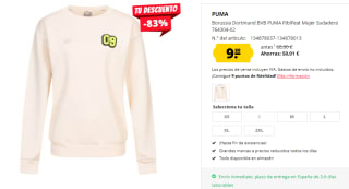 Sudadera para Mujer Borussia Dortmund BVB PUMA por 9.99€