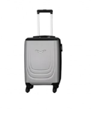 Trolley de cabina ABS Star plus 4 ruedas 55 cm plata por 35€