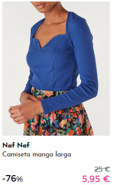 NAF NAF - Camisetas desde 2,95€