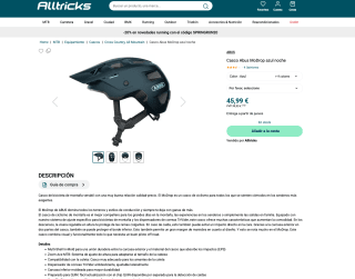 Casco Abus MoDrop azul noche por solo 45,99€