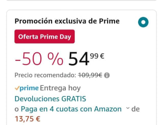 Nuevo Echo Show 5 (3.ª generación por 54,99€.