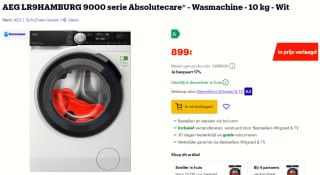 AEG LR9HAMBURG 9000 serie Absolutecare® - Wasmachine - 10 kg voor €899 bij Bol.com