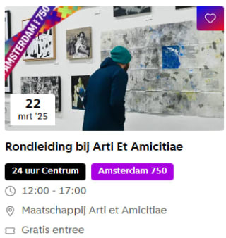 Veel gratis dingen doen in Amsterdam centrum op 22 maart