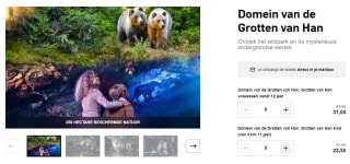 Tickets voor Grotten van Han (Ardennen België) vanaf €23,50