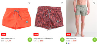 50% korting op alle badmode bij terStal