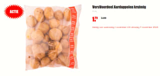 4 KG Aardappelen kruimig voor €1,79 bij Dirk