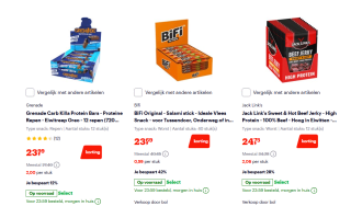 Tot 40% korting op voordeelverpakkingen snacks, tussendoortjes en snoepgoed bij Bol