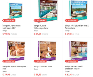 50% korting op geselecteerde Bongo bonnen bij Standaard Boekhandel