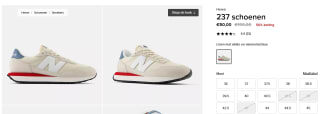 New Balance 237 sneakers voor €50 bij New Balance