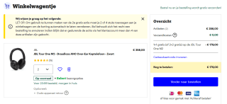 1+1 gratis op JBL Tour One M2 - Draadloze ANC Over-Ear Koptelefoon bij Bol.