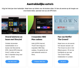 Extra's voor KPN klanten