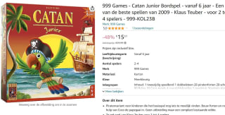 Catan Junior Bordspel voor €15,51 bij Amazon NL