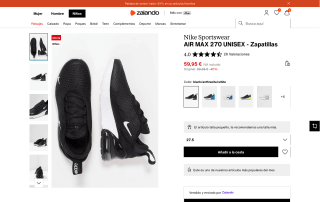 Nike Air Max 270 zapatillas niño por 59,95€