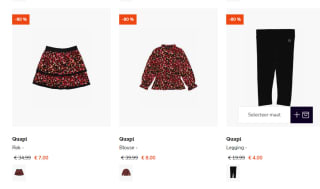 Tot 80% korting op de wintercollectie van Happybee