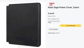 Rakuten Kobo Sage Powercover 8" Folioblad Zwart voor €34,99