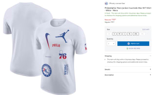 Camiseta para Hombre Nike Jordan Philadelphia 76ers por 16€
