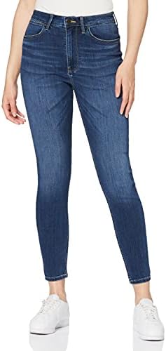 Wrangler Skinny dames jeans High Rise Cloud voor €16,22 bij Amazon NL