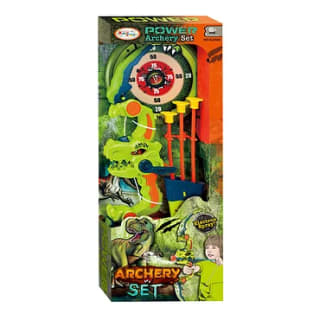 Pijl- en Boogset Dino met Score Target voor €7,50 bij Lobbes