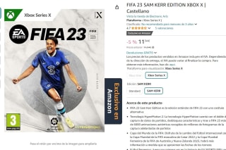 Exclusivo de Amazon juego Fifa 23 Sam Kerr Xbox Series X por 11,34€