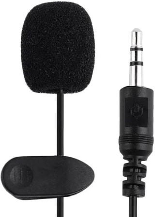 Microfone de Lapela da Knup - R$ 12,88