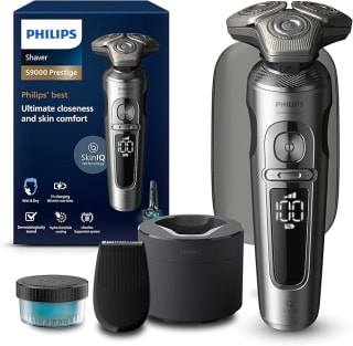 Philips S9000 Prestige, Afeitadora Eléctrica Hombre con Recortador de Precisión, Centro de Limpieza, Funda Premium por 229,99€