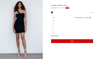 Vestido asimétrico lazo para Mujer por 4.99€