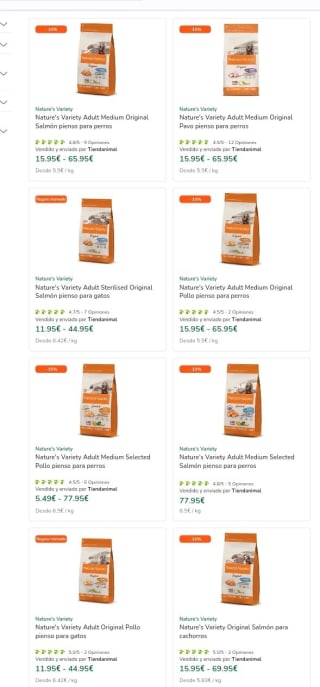 -10% de Descuento en Nature's Variety.