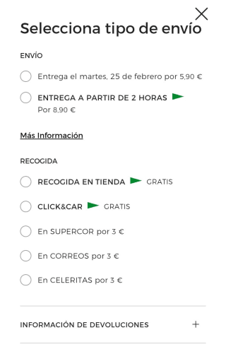 Green Coast Gorra seis paneles de pana por 6,39€.