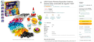 LEGO Classic Planetas Espaciales Creativos Sistema Solar por $556 en Amazon