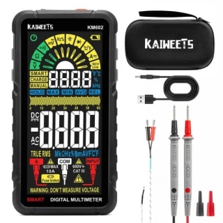 KAIWEETS KM602 slimme digitale multimeter voor €28 dmv code bij Geekmaxi