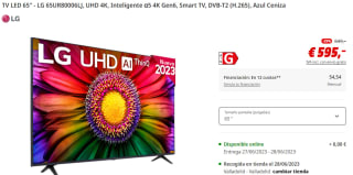 Smart TV LED 65" marca LG modelo 65UR80006LJ por 595