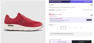 Zapatilla Casual de Hombre Joma Zen 2306 por 27.51€ (17.51€usuario nuevo)