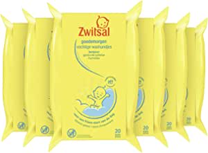Zwitsal Goedemorgen Vochtige Washandjes - 6 x 20 stuks - Voordeelverpakking voor €9,39 bij Amazon