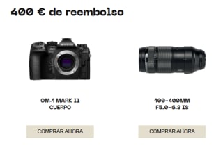 Reembolsos hasta 600€ en tu compra Olympus Black Friday