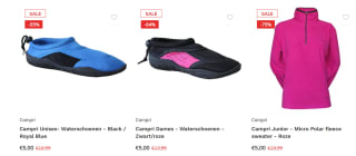 Tot 85% korting tijdens de sale bij Donnay