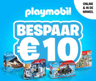 €10 korting bij aankoop van €50 aan PLAYMOBIL bij Smyths Toys